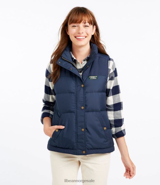 kvinner fjell klassisk dunvest 24VDH3652 L.L.Bean yttertøy svart
