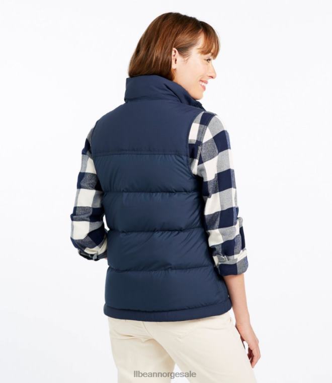 kvinner fjell klassisk dunvest 24VDH3652 L.L.Bean yttertøy svart