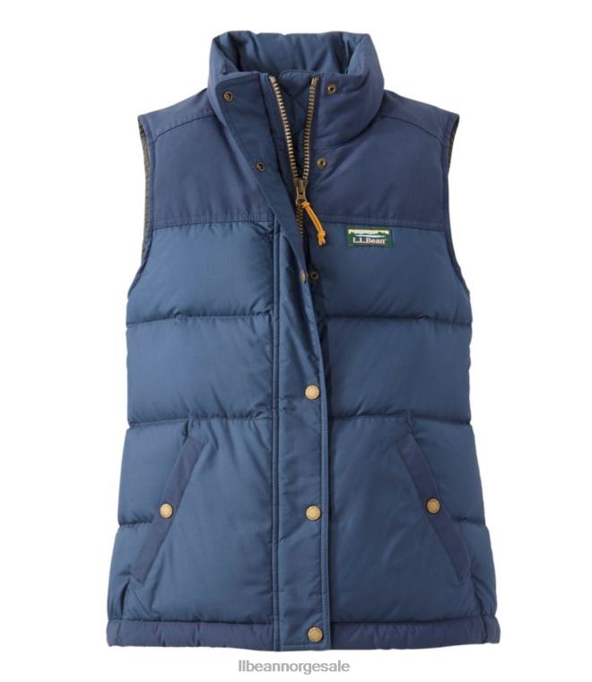 kvinner fjell klassisk dunvest 24VDH887 L.L.Bean yttertøy nautisk marine