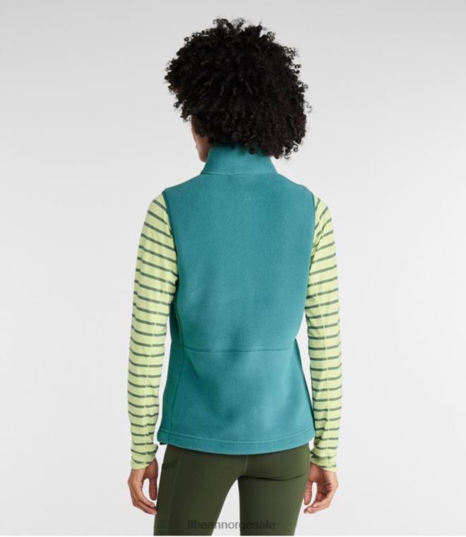 kvinner fjell klassisk fleecevest 24VDH3610 L.L.Bean yttertøy storm krikkand