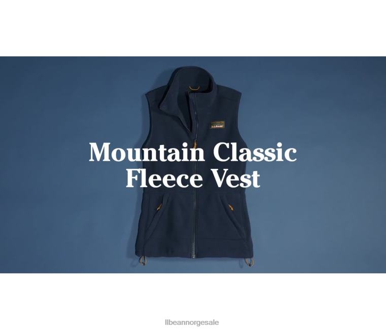 kvinner fjell klassisk fleecevest 24VDH3610 L.L.Bean yttertøy storm krikkand