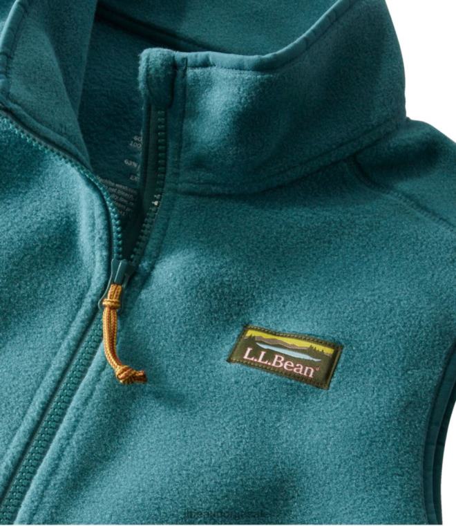 kvinner fjell klassisk fleecevest 24VDH6039 L.L.Bean yttertøy svart