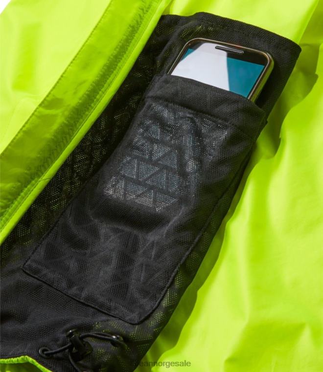 kvinner lys multisportvest 24VDH867 L.L.Bean yttertøy neon gul