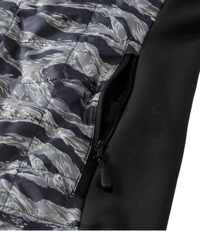 kvinner primaloft packaway lang vest 24VDH3669 L.L.Bean yttertøy karbon marine pensel camo