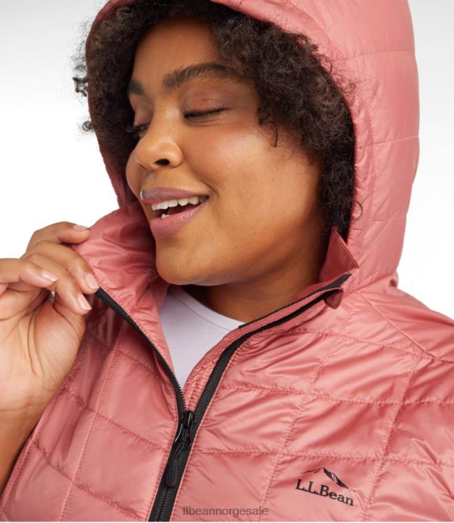 kvinner primaloft packaway lang vest 24VDH5088 L.L.Bean yttertøy rose vask