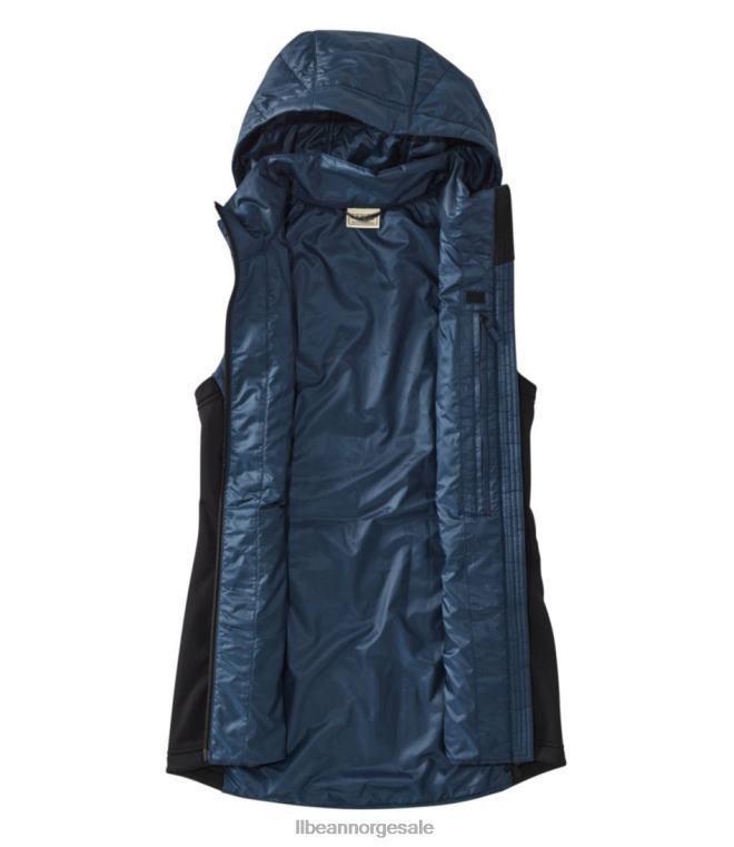 kvinner primaloft packaway lang vest 24VDH5088 L.L.Bean yttertøy rose vask