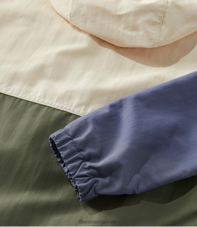 kvinner fjell klassisk anorakk 24VDH7044 L.L.Bean yttertøy Bayside blå/iris lilla