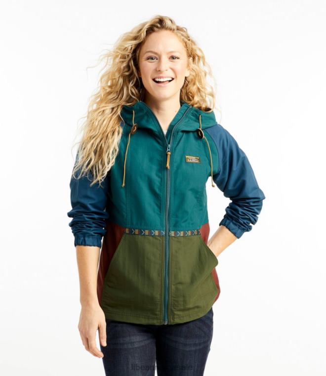 kvinner fjell klassisk jakke 24VDH3592 L.L.Bean yttertøy gran/toskansk oliven