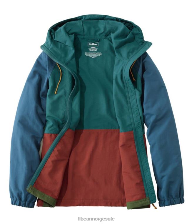 kvinner fjell klassisk jakke 24VDH5066 L.L.Bean yttertøy Bayside blå/iris lilla