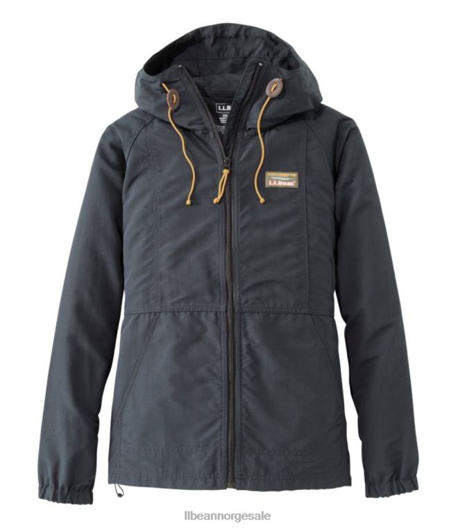 kvinner fjell klassisk jakke med full glidelås 24VDH3600 L.L.Bean yttertøy svart