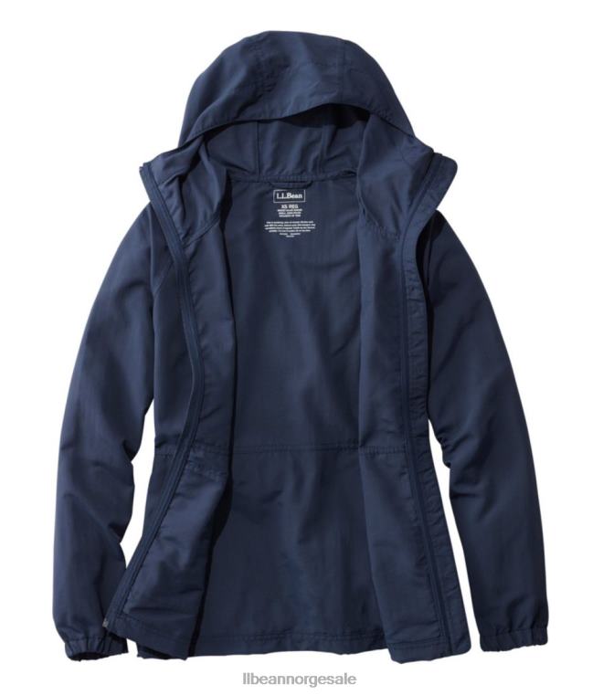 kvinner fjell klassisk jakke med full glidelås 24VDH3600 L.L.Bean yttertøy svart