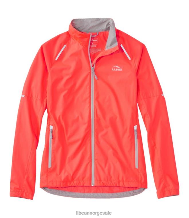 kvinner lys multisportjakke 24VDH1378 L.L.Bean yttertøy elektriske koraller