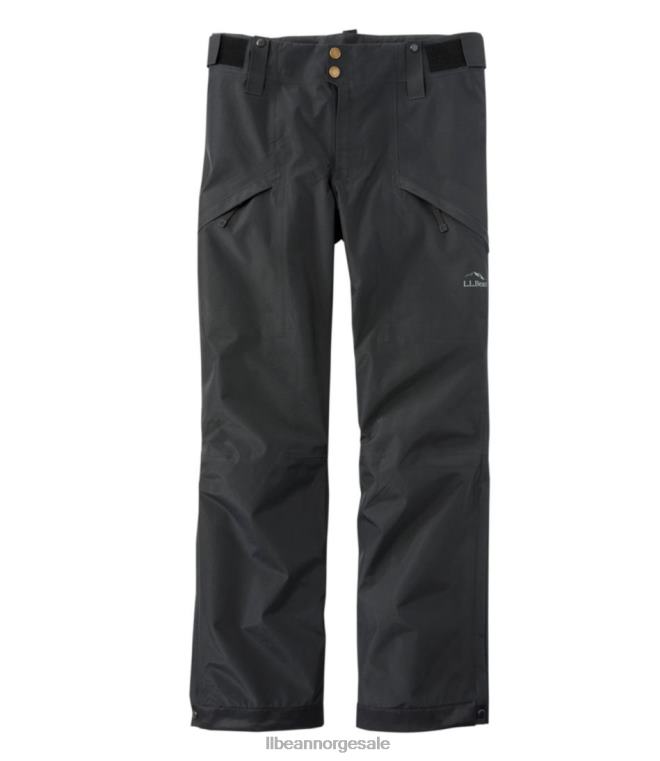 menn maine warden gore-tex bukser 24VDH1519 L.L.Bean fiske svart