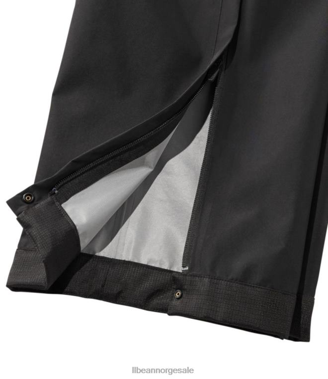 menn maine warden gore-tex bukser 24VDH1519 L.L.Bean fiske svart