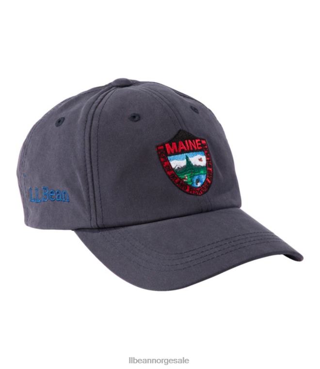 menn maine innlandsfisker og dyreliv baseball cap 24VDH137 L.L.Bean fiske blå