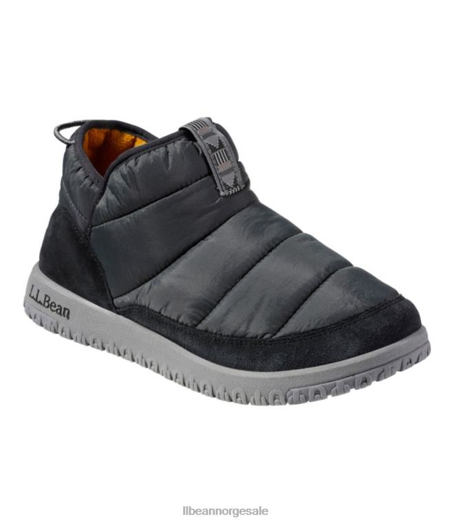 menn fjell klassiske vatterte ankelstøvletter 24VDH3754 L.L.Bean fottøy svart/jern