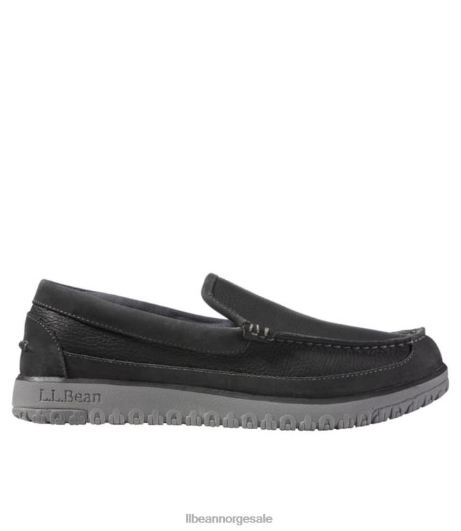 menn hele uken slipper mocs 24VDH3724 L.L.Bean fottøy svart