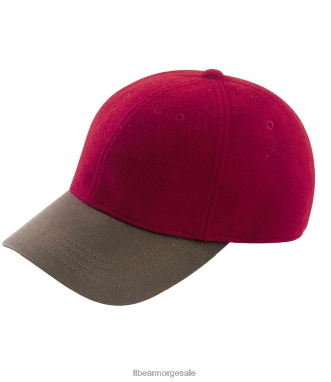 menn kulehette i ullblanding 24VDH3550 L.L.Bean tilbehør rød