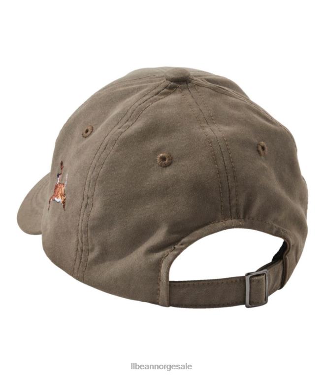 menn maine innlandsfisker og dyreliv baseball cap 24VDH138 L.L.Bean tilbehør oliven
