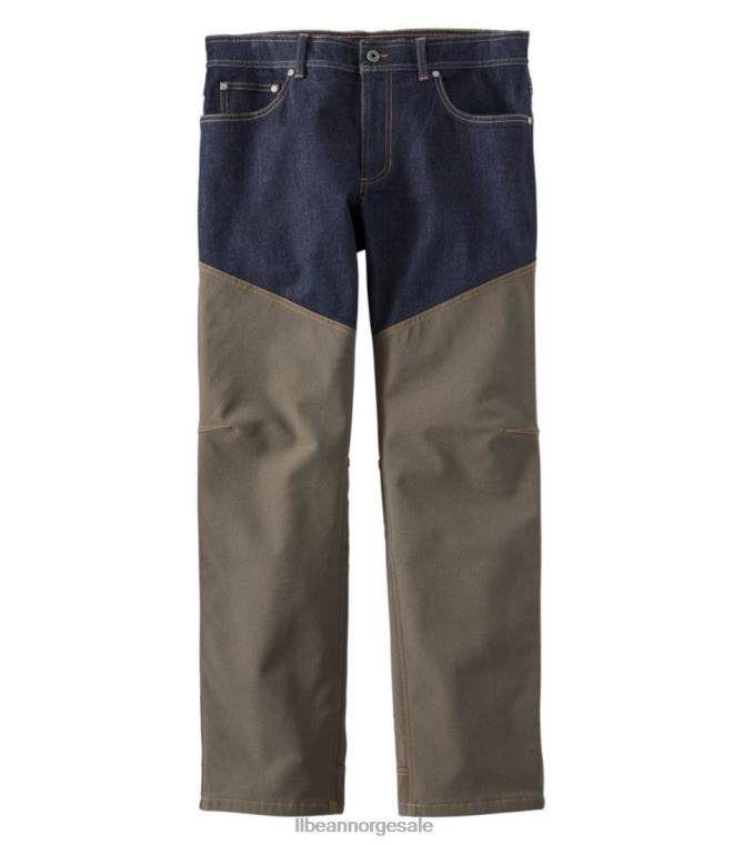 menn stretch briar jeans 24VDH816 L.L.Bean utendørs utstyr mørk indigo/mørk ask
