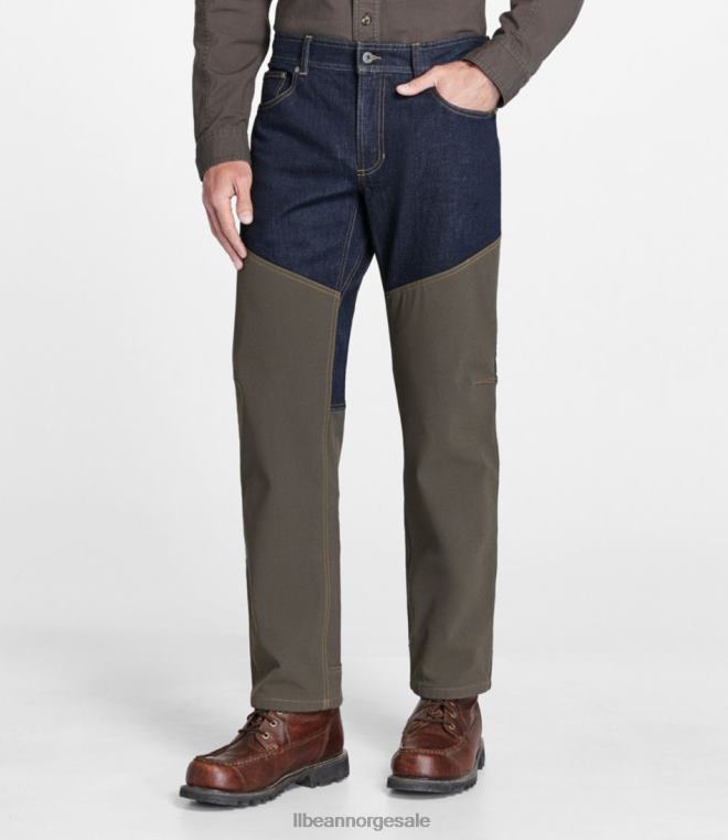 menn stretch briar jeans 24VDH816 L.L.Bean utendørs utstyr mørk indigo/mørk ask