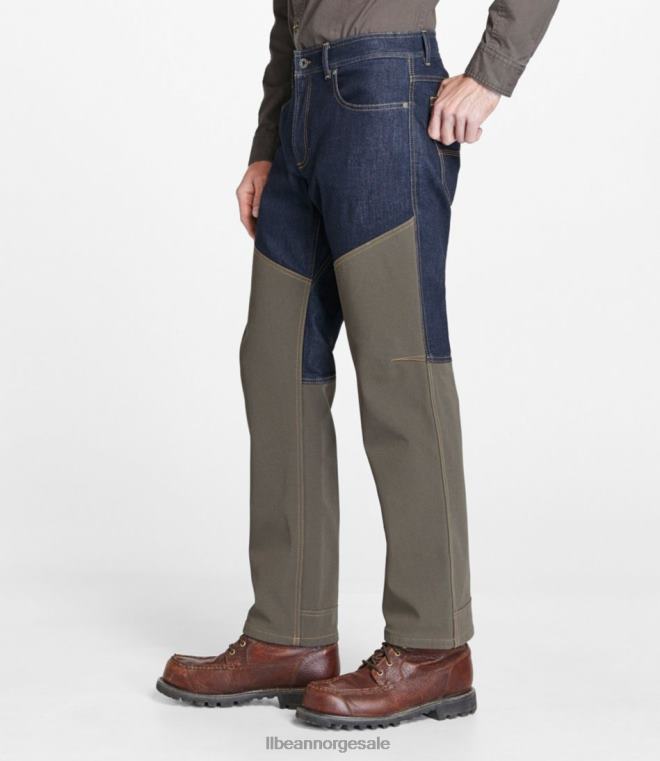 menn stretch briar jeans 24VDH816 L.L.Bean utendørs utstyr mørk indigo/mørk ask