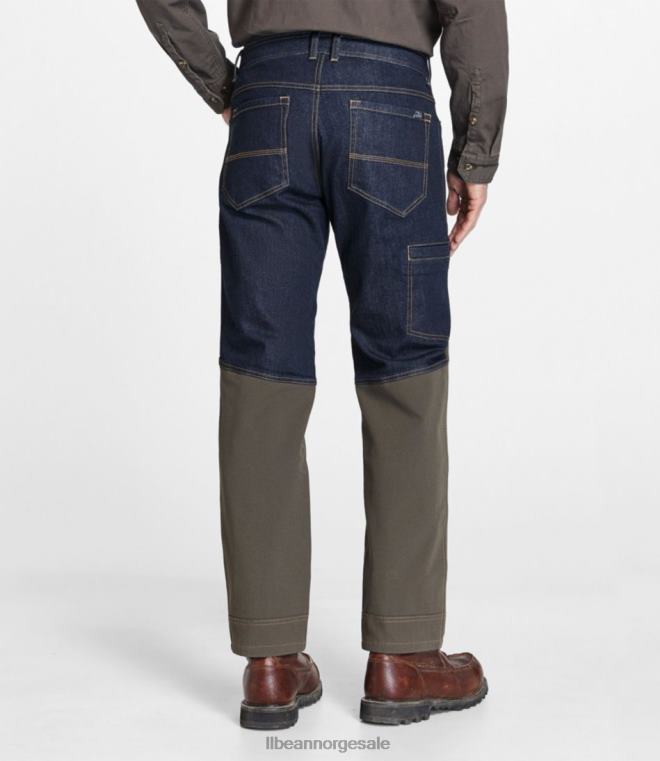 menn stretch briar jeans 24VDH816 L.L.Bean utendørs utstyr mørk indigo/mørk ask
