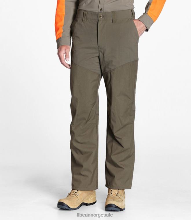 menn upland briar bukser 24VDH608 L.L.Bean utendørs utstyr mose khaki