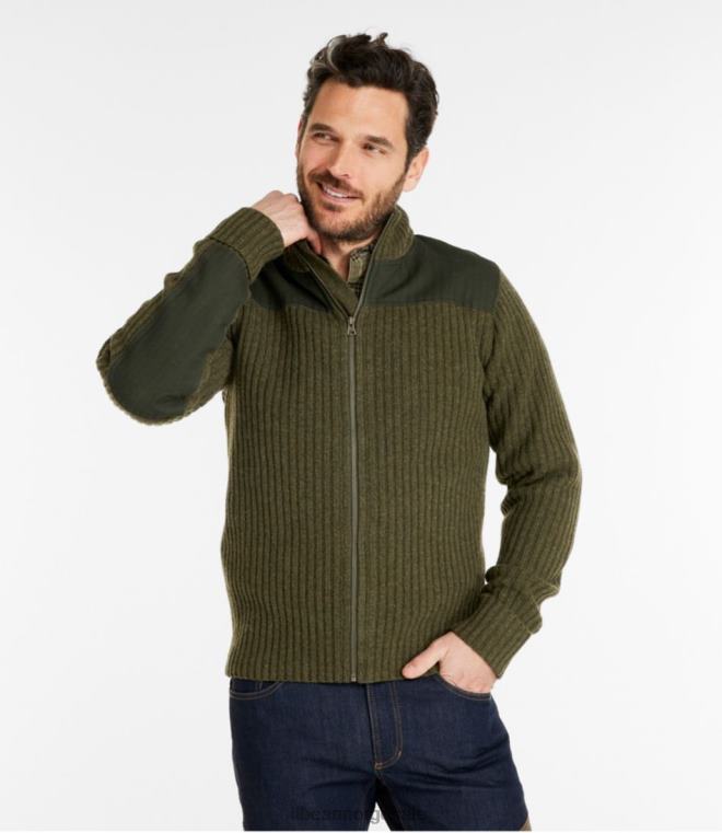menn commando genser med full glidelås herre 24VDH6142 L.L.Bean utendørs utstyr svart
