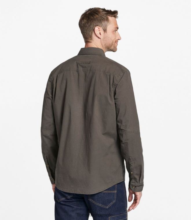 menn stretch skjorte 24VDH1747 L.L.Bean utendørs utstyr briar