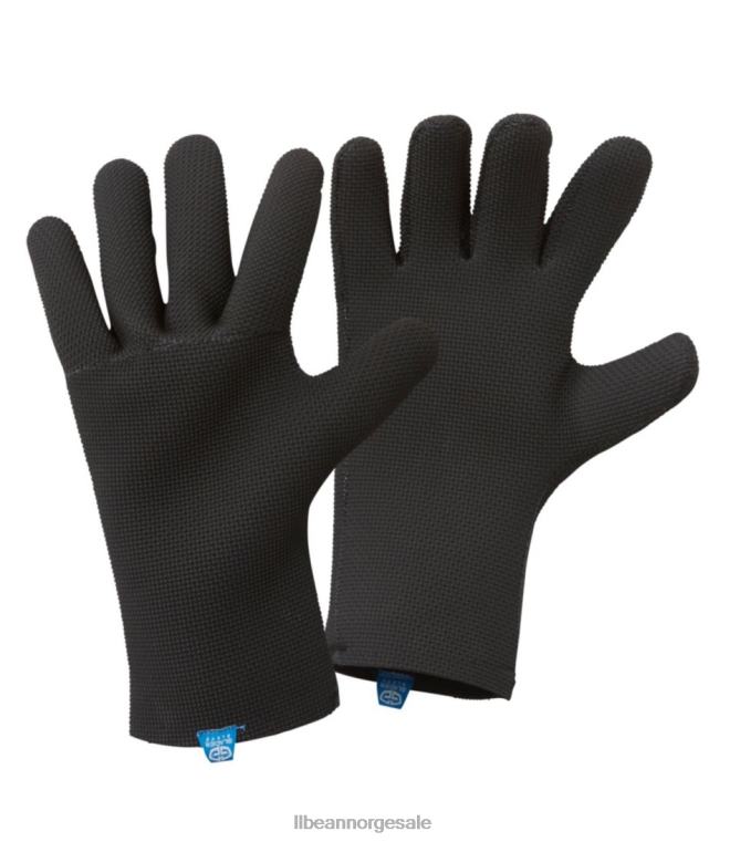 menn glacier hanske ice bay neoprenhansker 24VDH1905 L.L.Bean utendørs utstyr svart