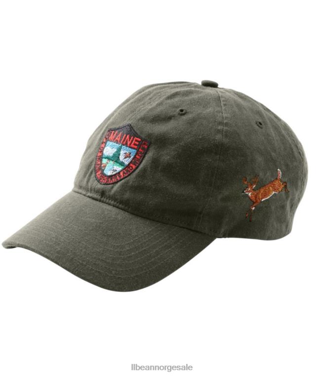 menn mif&w voksduk lue 24VDH777 L.L.Bean utendørs utstyr Skoggrønn