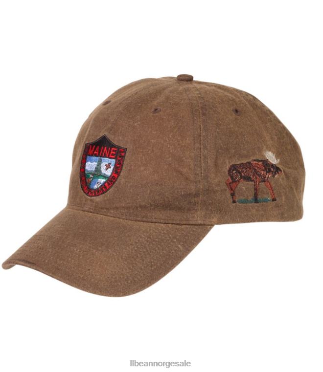 menn mif&w voksduk lue 24VDH780 L.L.Bean utendørs utstyr brun