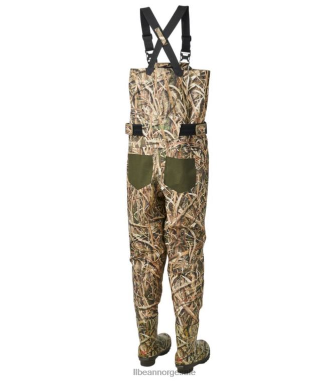 menn apex waterfowl bootfoot waders med super søm teknologi 24VDH1537 L.L.Bean utendørs utstyr mosete eik skygge gressblader