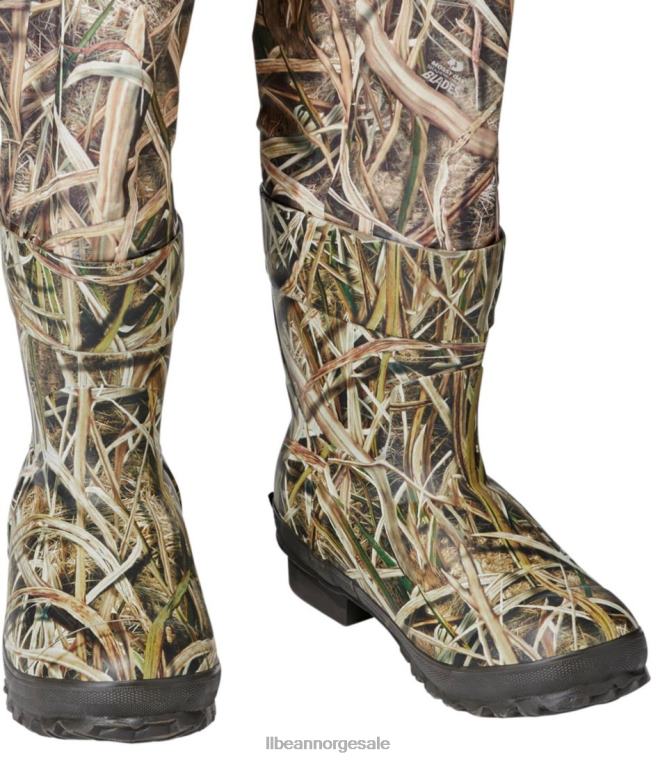 menn apex waterfowl bootfoot waders med super søm teknologi 24VDH1537 L.L.Bean utendørs utstyr mosete eik skygge gressblader