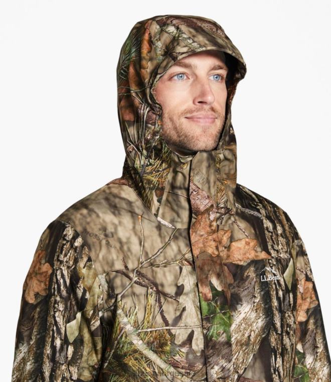 menn northwoods regnjakke 24VDH3447 L.L.Bean utendørs utstyr hunter orange