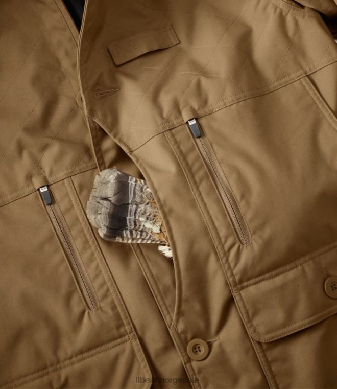 menn oppland jeger felt frakk 24VDH941 L.L.Bean utendørs utstyr briar/jeger oransje
