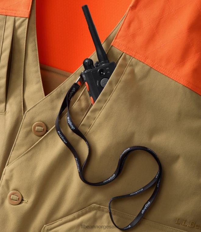 menn oppland jegervest 24VDH1978 L.L.Bean x Double L utendørs utstyr mørk khaki/jeger oransje