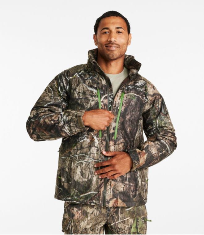 menn ridge runner isolert stormjakke 24VDH650 L.L.Bean utendørs utstyr mosegrodd eik country dna