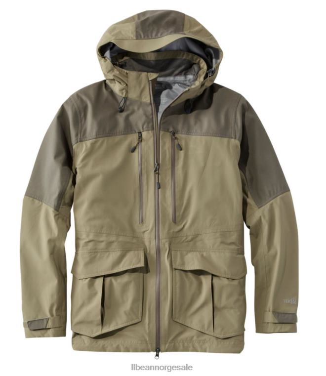 menn tek upland vanntett jakke 24VDH932 L.L.Bean utendørs utstyr aske/mørk sopp
