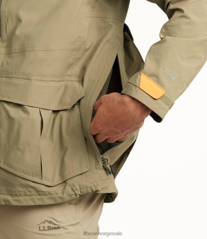 menn tek upland vanntett jakke 24VDH932 L.L.Bean utendørs utstyr aske/mørk sopp