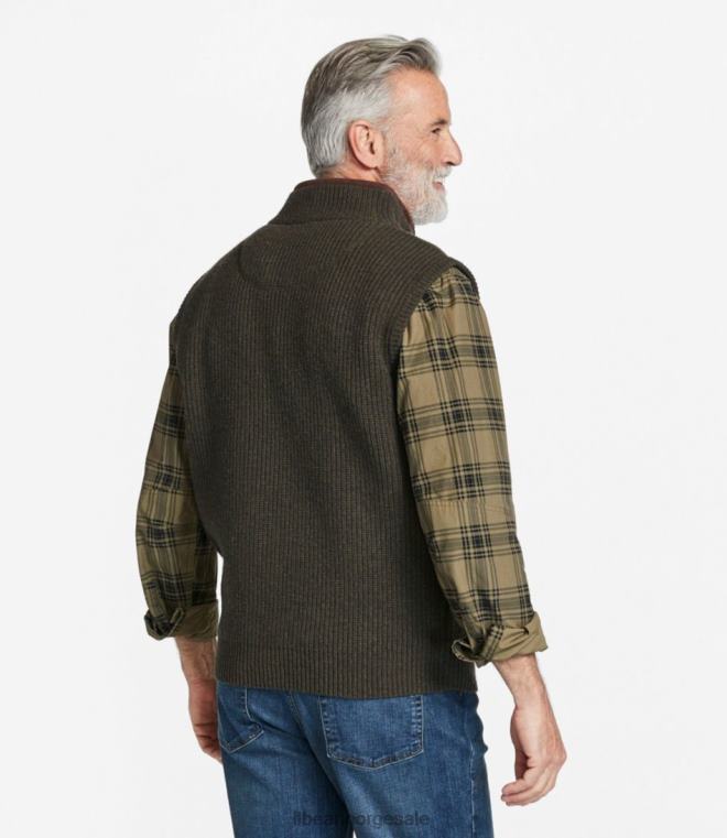 menn vannfugl genser vest 24VDH5274 L.L.Bean utendørs utstyr skiferblå lyng
