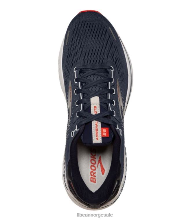 menn brooks adrenaline gts 22 joggesko 24VDH1109 L.L.Bean fottøy peacoat/india blekk/grenadine