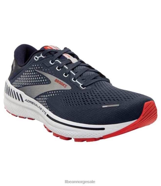 menn brooks adrenaline gts 22 joggesko 24VDH1109 L.L.Bean fottøy peacoat/india blekk/grenadine