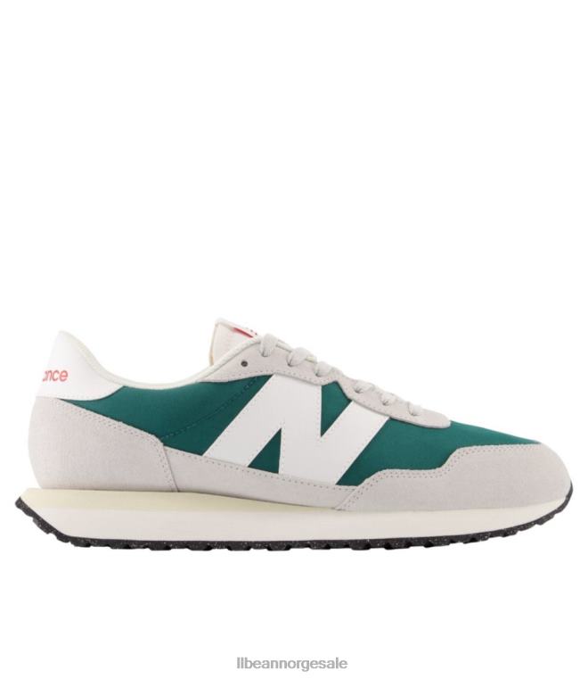 menn new balance 237 løpesko 24VDH6703 L.L.Bean fottøy grå materie/vintage blågrønn/hvit
