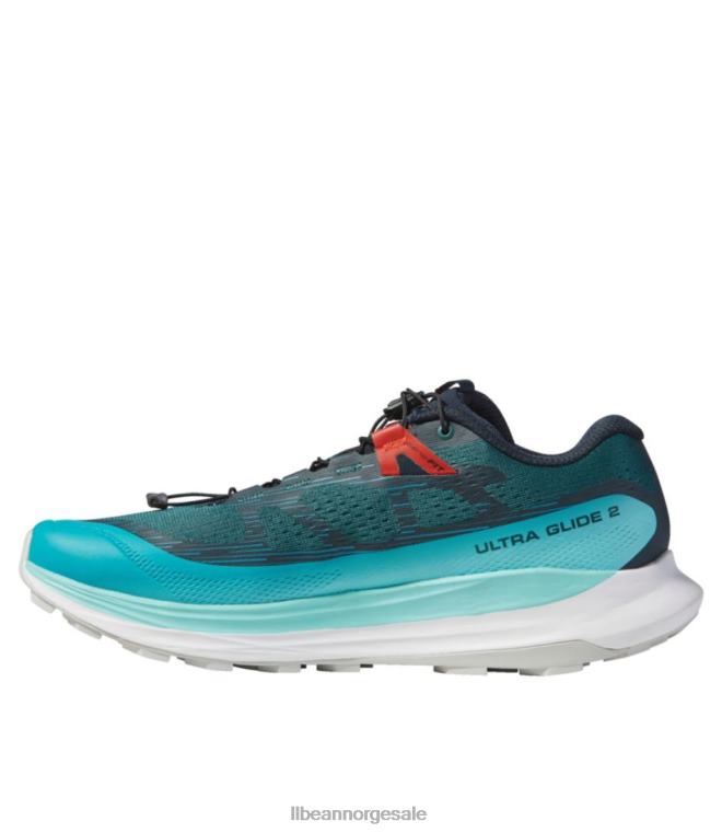 menn salomon ultra glide 2 trail joggesko 24VDH1173 L.L.Bean fottøy atlantisk dyp/blå utstråling/ildrød