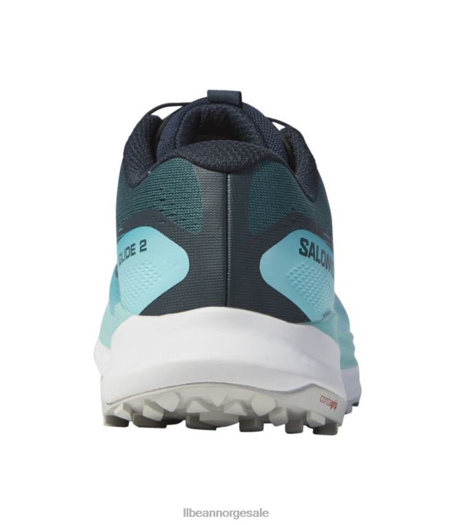 menn salomon ultra glide 2 trail joggesko 24VDH1173 L.L.Bean fottøy atlantisk dyp/blå utstråling/ildrød