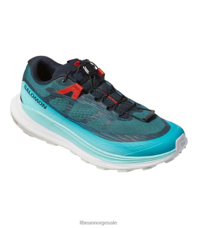 menn salomon ultra glide 2 trail joggesko 24VDH1173 L.L.Bean fottøy atlantisk dyp/blå utstråling/ildrød