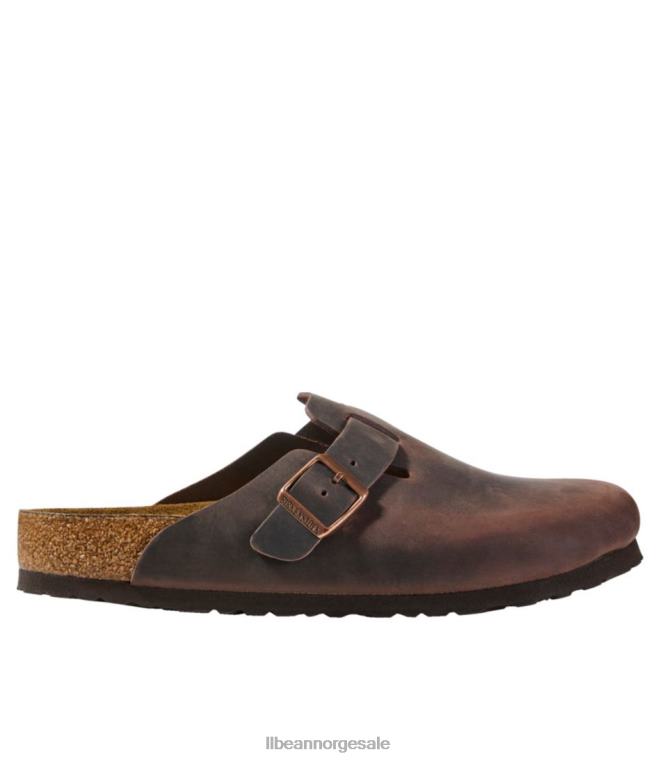 menn birkenstock myk fotseng boston tresko 24VDH1068 L.L.Bean fottøy habana