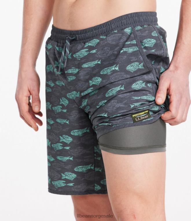 menn allsidige badeshorts 24VDH326 L.L.Bean klær paprikakryss